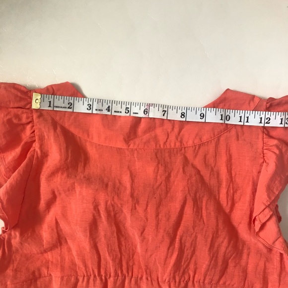 Anthropologie Floreat Embroidered Ruffle Top - Picture 6 of 8